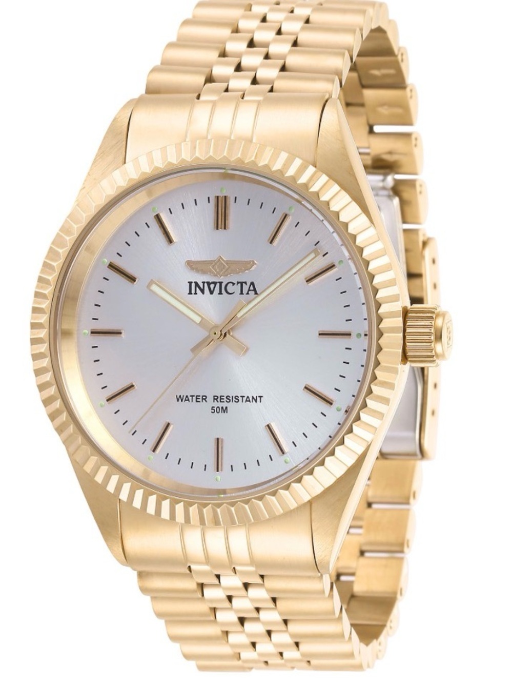 Invicta Specialty Gold and White Men's 43mm Dress Watch (AIC 29384)